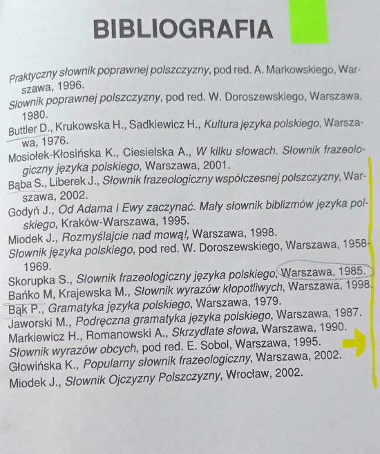 Błędy w książkach